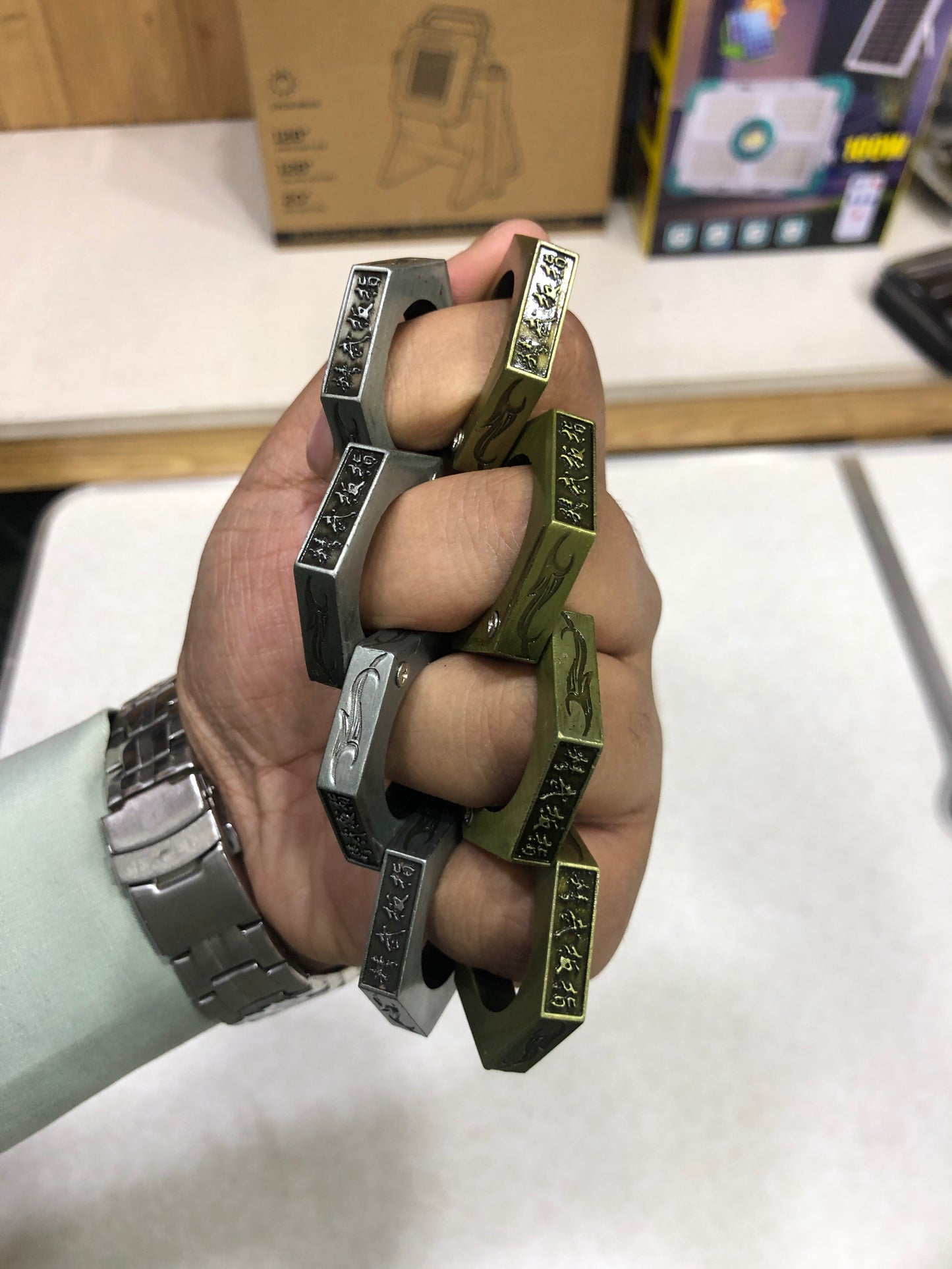 Hard Self-Defense Rings