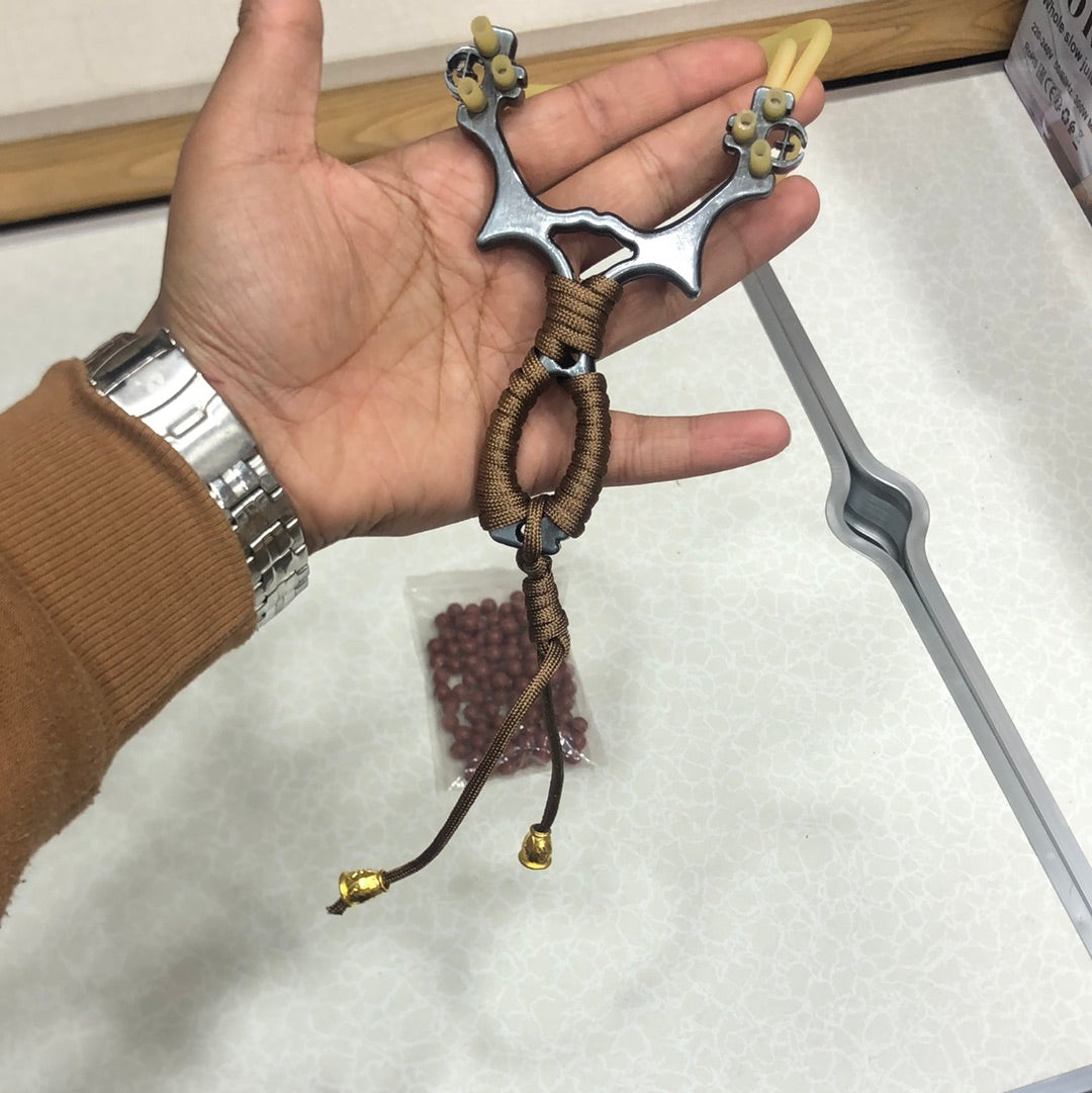 High Quality Brown ribbon slingshot