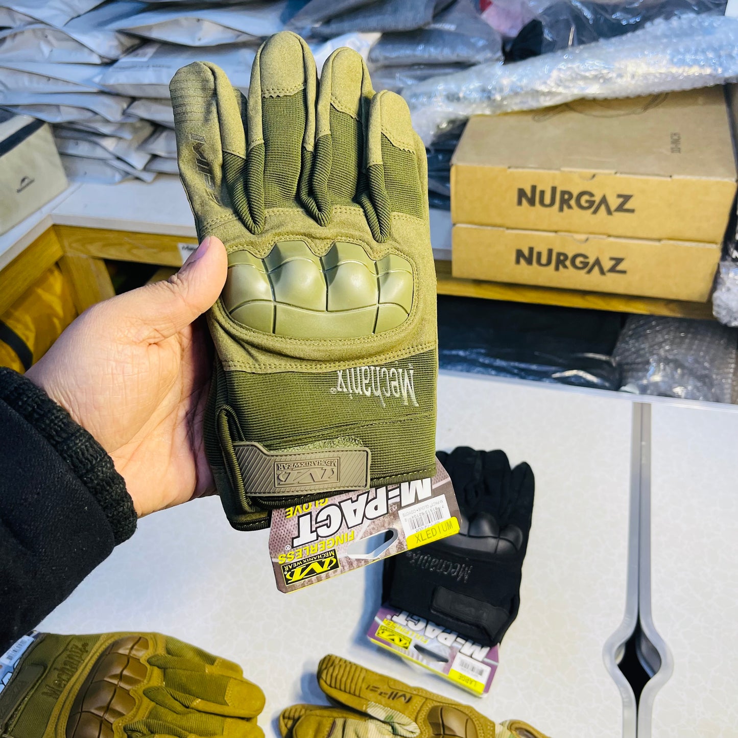 New Mechanix M-Pact Tactical Knuckle Protection Full Gloves – Touchscreen Compatible