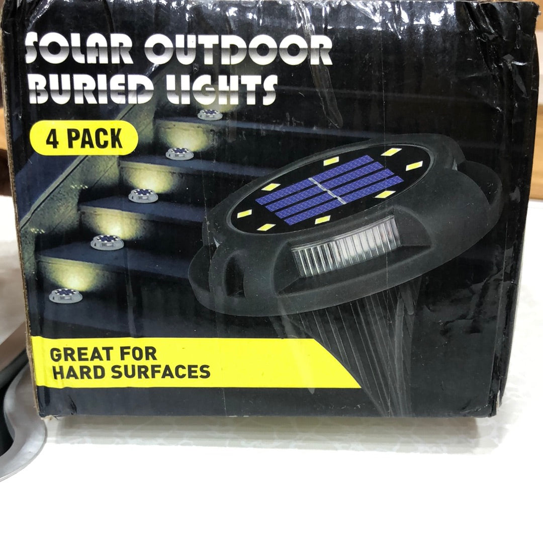 New Design Solar Power Garden Disc Lights 4 Pec