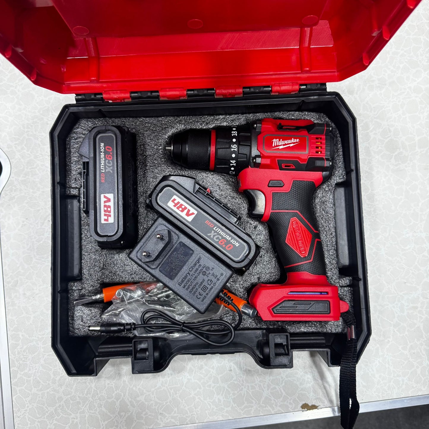 Milwaukee 48V Cordless Drill Set
