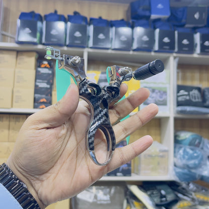 Carbon Fiber Premium Stylish Lightweight Zinc Alloy Hunting Slingshot