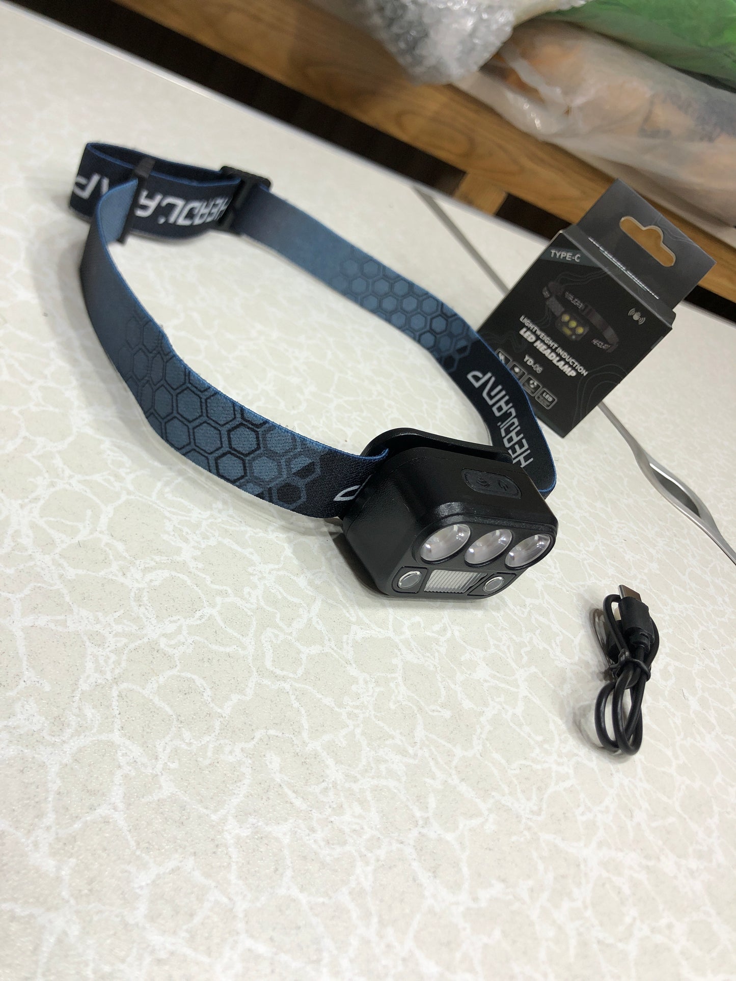 Mini Rechargeable LED Headlamp With XPG+COB Ultra-bright Light YD-06