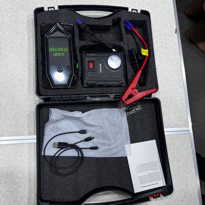 Portable Car Power Jump Starter + Power Banks Emergency Power Tool