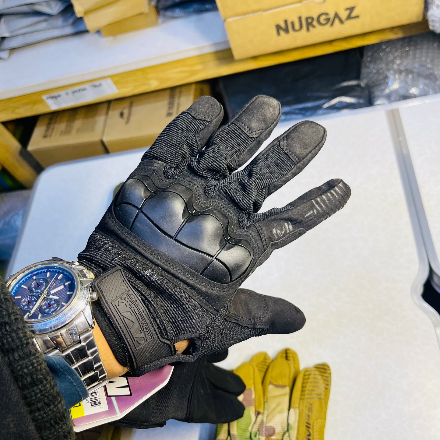 New Mechanix M-Pact Tactical Knuckle Protection Full Gloves – Touchscreen Compatible
