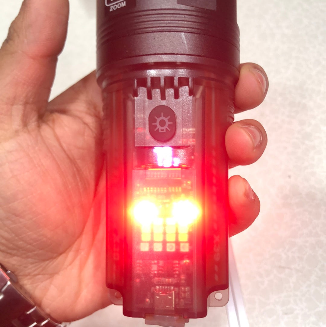 Solar Powered X39 High Power Long-range flash Light