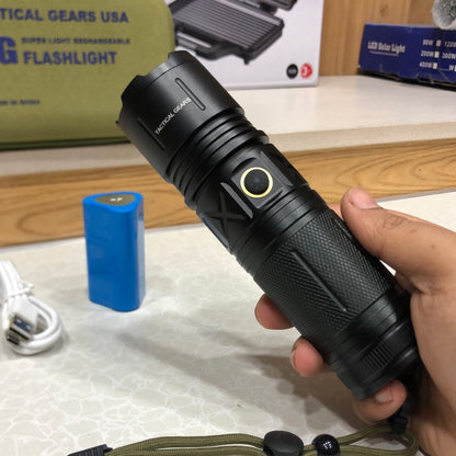 TG P90 Super Bright Rechargable Torch