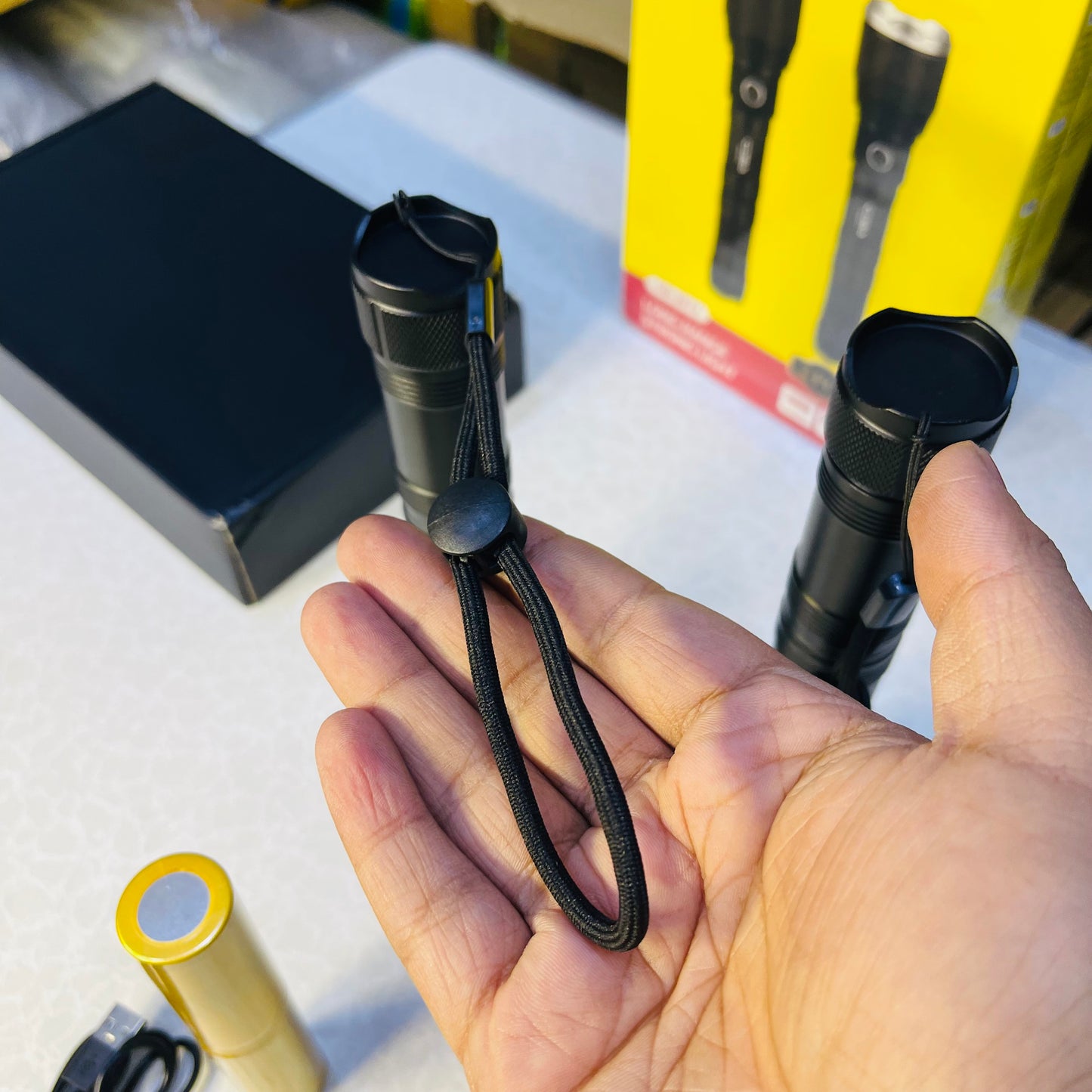 COBA Combo Pack Of 2 Led Long Range Flashlight CB-2072