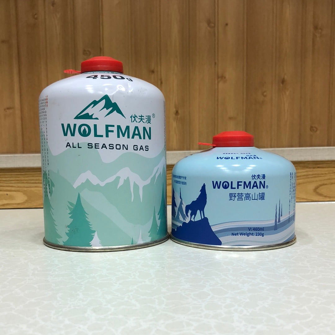 New WOLFMAN 4 Season Camping Gas Cartridge