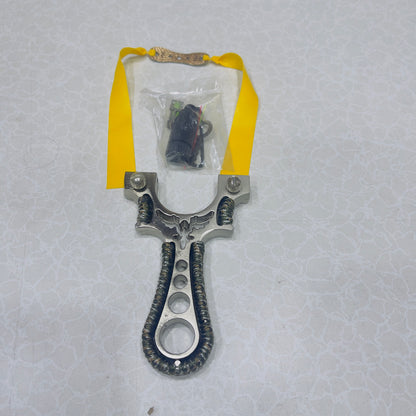 Outdoor Professional Camo Paracord Stainless Steel Slingshot