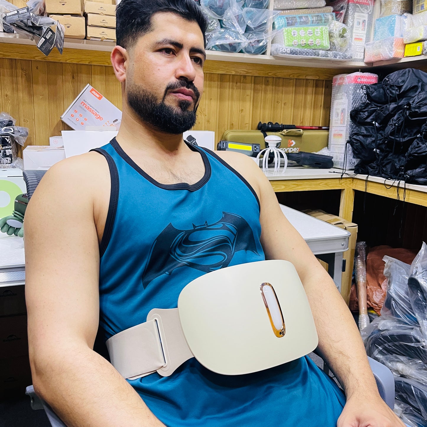 MDHL Electric Abdominal Massager Hot Compress For Belly Fat Reduction YM-Y12