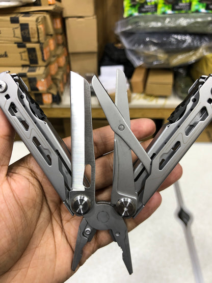 17 in 1 Multifunctional Folding Pocket EDC Plier Tool