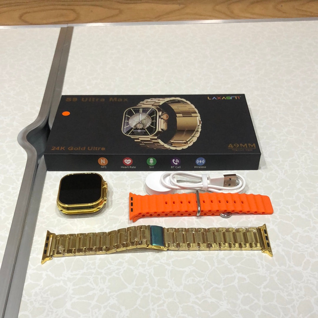 S9 Ultra Max 24K Gold Edition Smart Watch