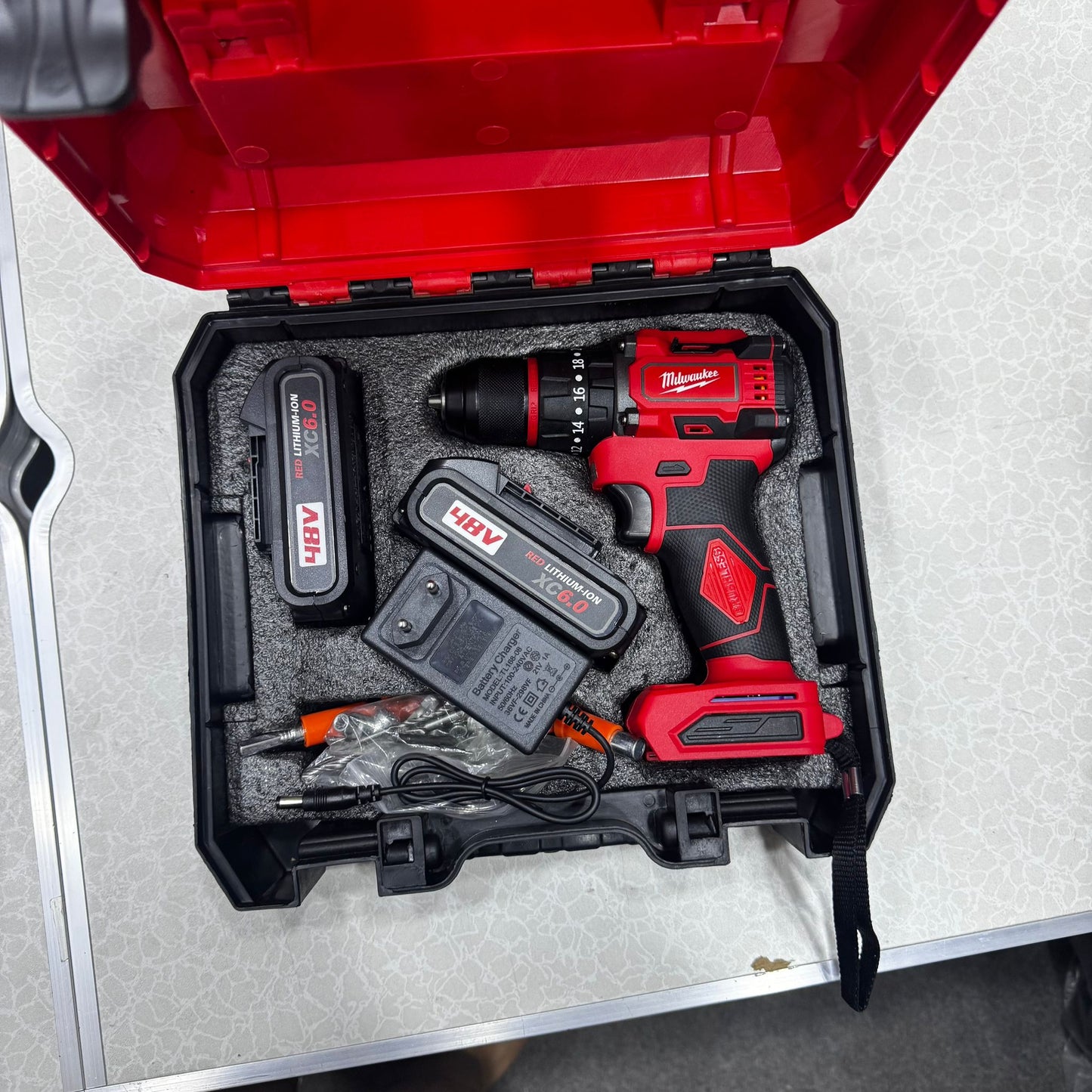 Milwaukee 48V Cordless Drill Set