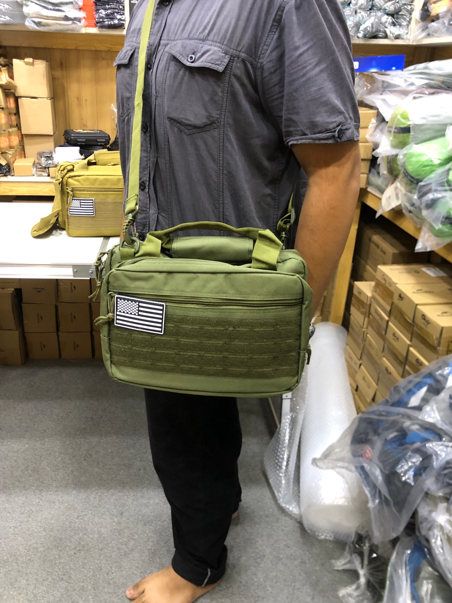 Hand Carry/Shoulder Tactical Pistol Storage Bag