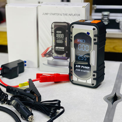 Smart Electric Jump Starter + Air Pump & Power Bank