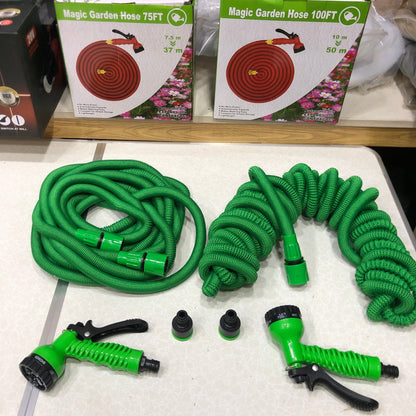 75FT/100FT Multifunctional Garden Hose Pipe With Jet Spray