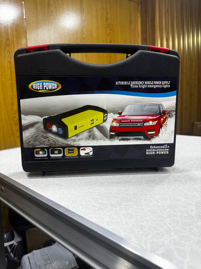 Powerful Car Jump Starter Battery Pack Rechargeable With Led