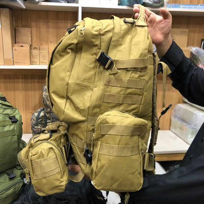50L Tactical Backpack 4 in 1 Military Bag