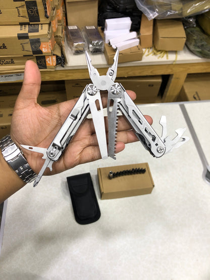 17 in 1 Multifunctional Folding Pocket EDC Plier Tool