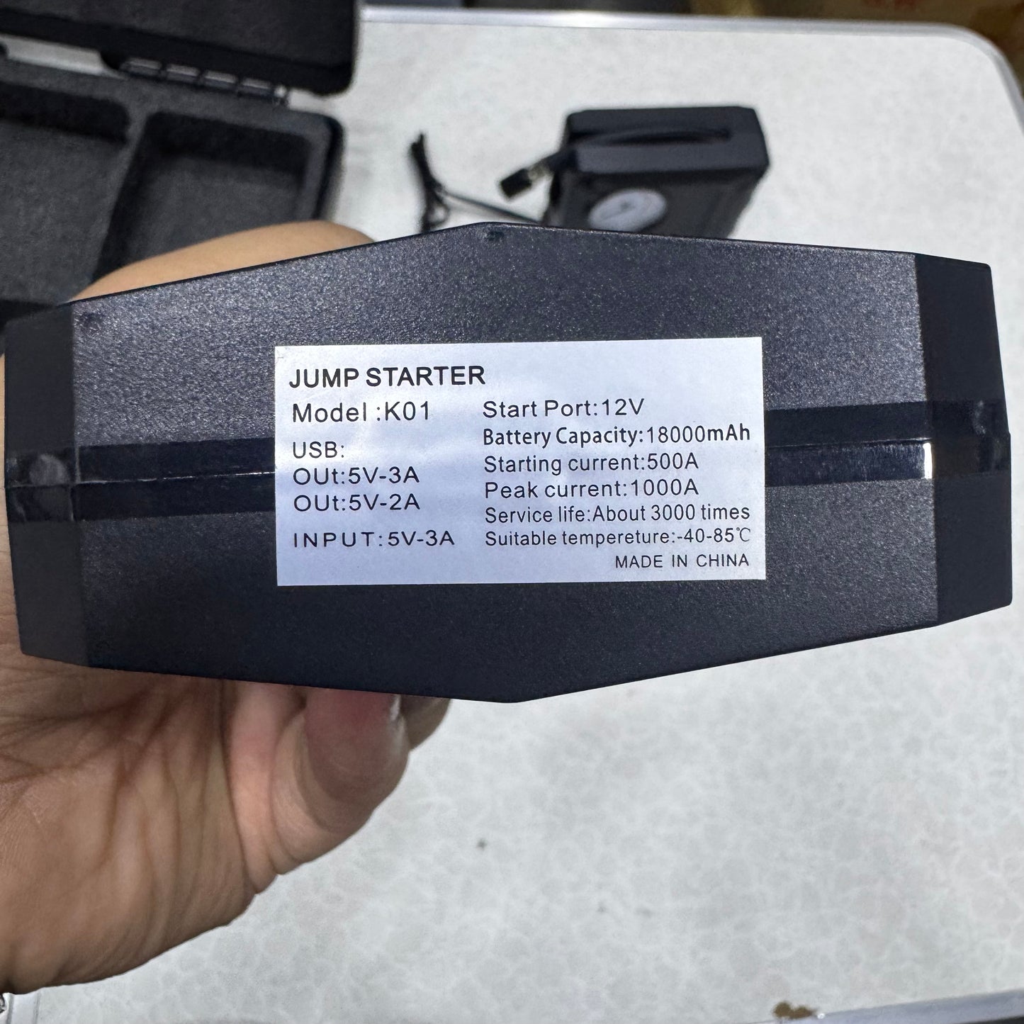 Portable Car Power Jump Starter + Power Banks Emergency Power Tool