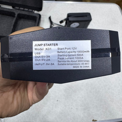 Portable Car Power Jump Starter + Power Banks Emergency Power Tool