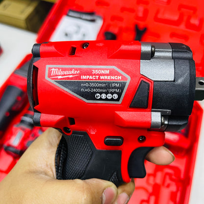 4pcs MILWAUKEE Premium Cordless & Brushless Power Tool Kit