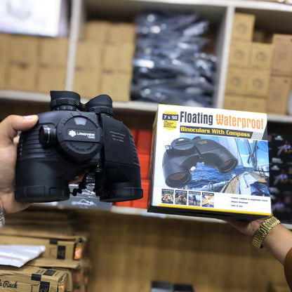 LANDVIEW 10X50 Marine Waterproof Binoculars with Compass