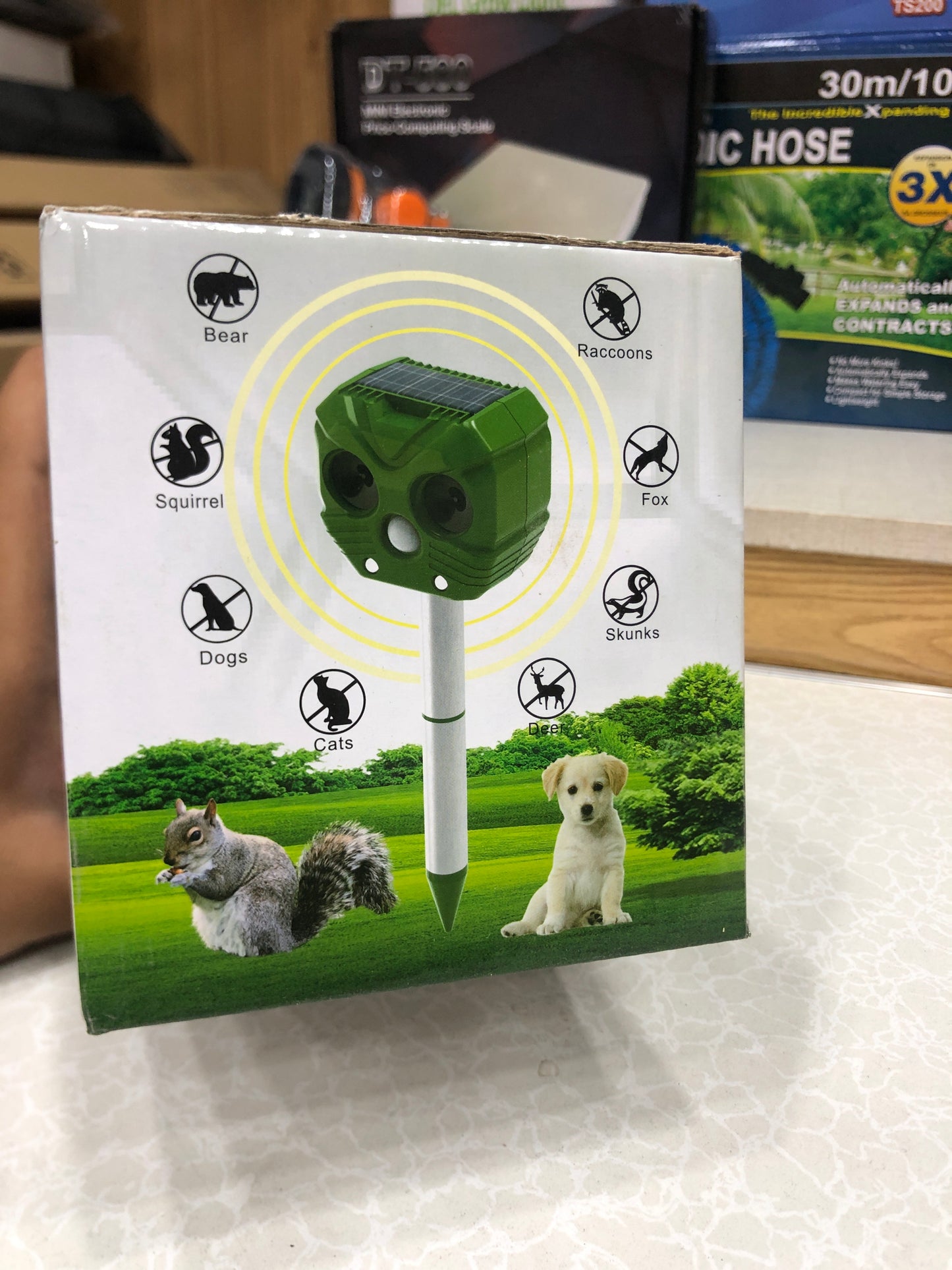 Solar Powered Animal Repellant USB Charging AI-906