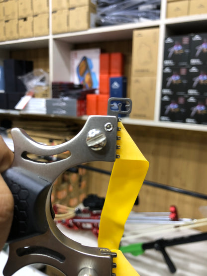 HoneyComb Stainless Steel Solid Resin Slingshot