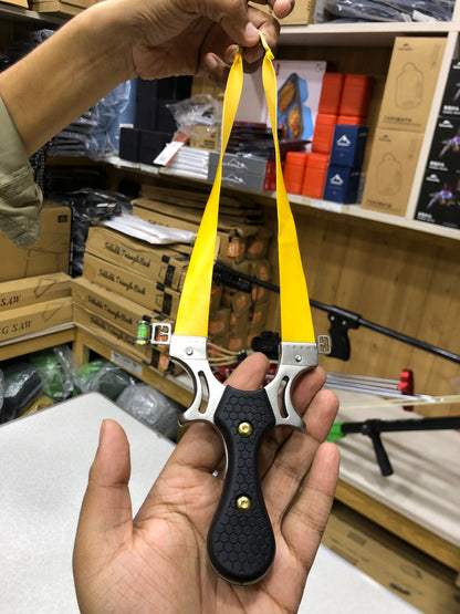 HoneyComb Stainless Steel Solid Resin Slingshot