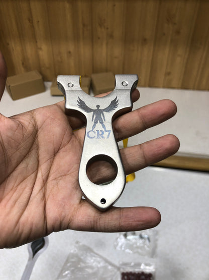 New Stainless Steel CR7 Hunting Slingshot