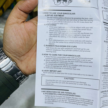 LANDVIEW 20x50 Outdoor Hunting Sightseeing, Bird Watching Binocular