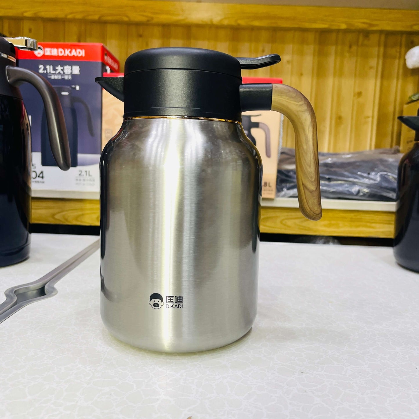 D.KADI 1.8L Vacuum Kettle For Home Use With 24hrs Hot & Cool