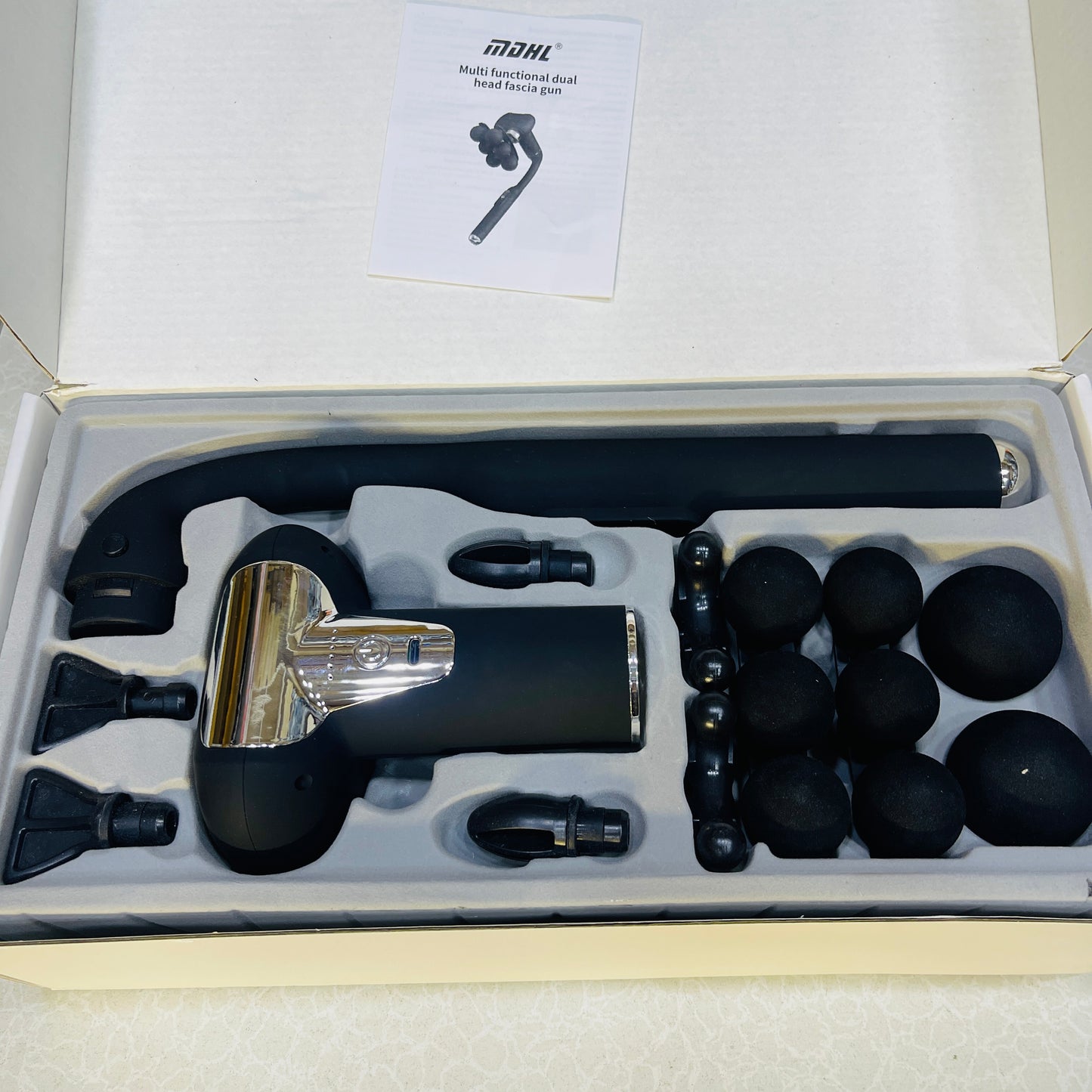 MDHL 10 Heads Handheld Power Massager – Deep Tissue Body Relief MD-XY-15