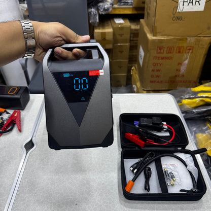 High Power 4-in-1 Multifunctional Jump Starter With Inflator and Power Bank LD-12
