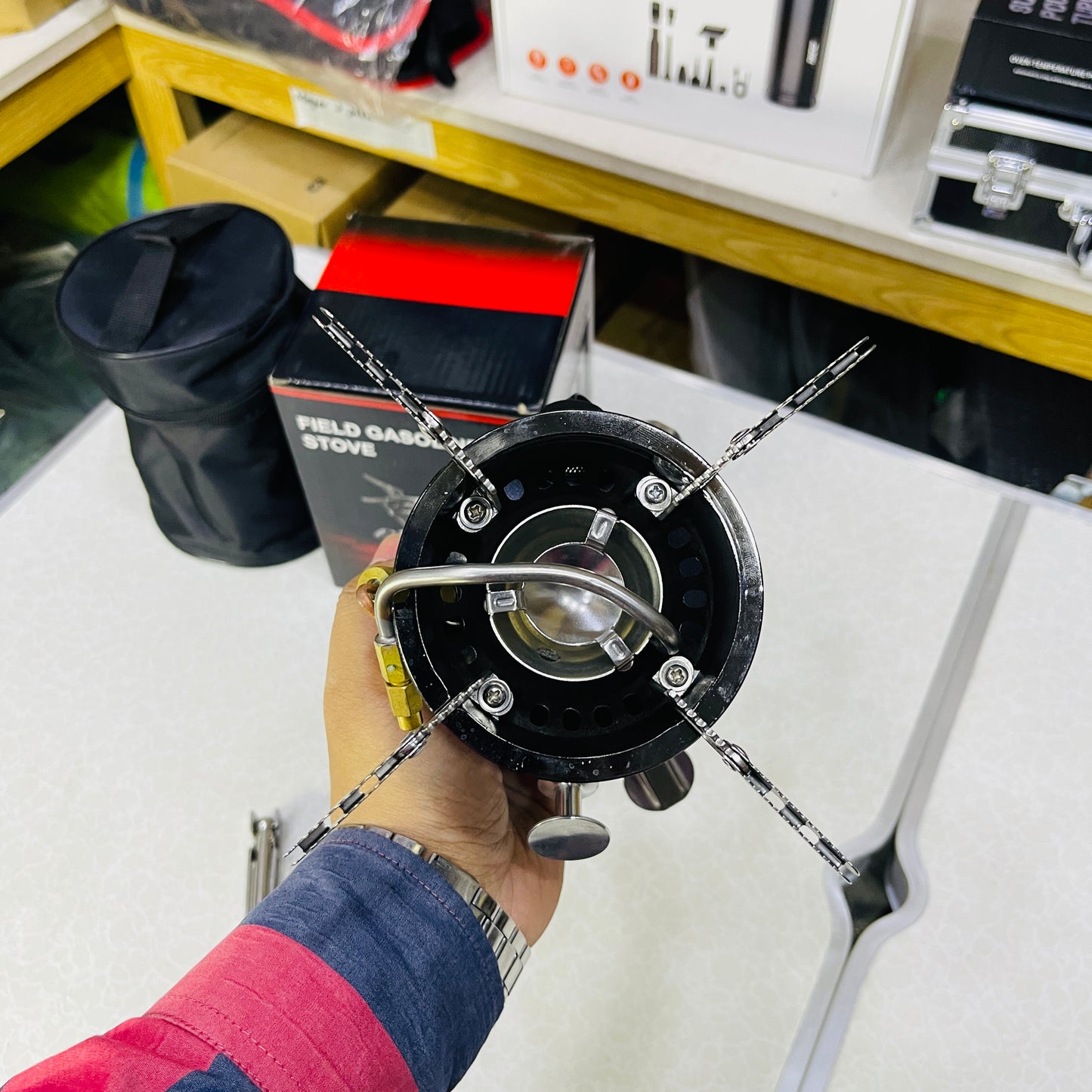 New High Altitude Camping Outdoor Multi Fuel Stove BRS-12A