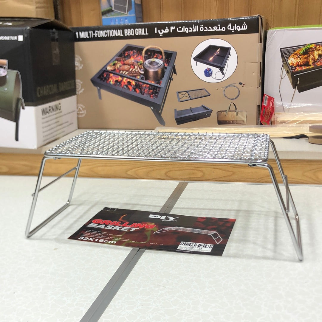 New Foldable Stainless Steel Grill Table Desk