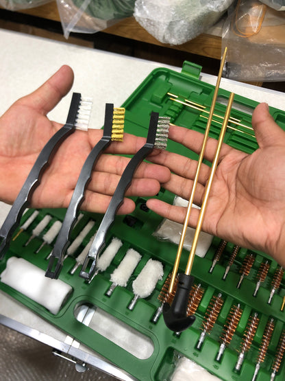 Universal 62pcs Rifle, Shotgun, Pistol, Cleaner Brush Professional Toolbox