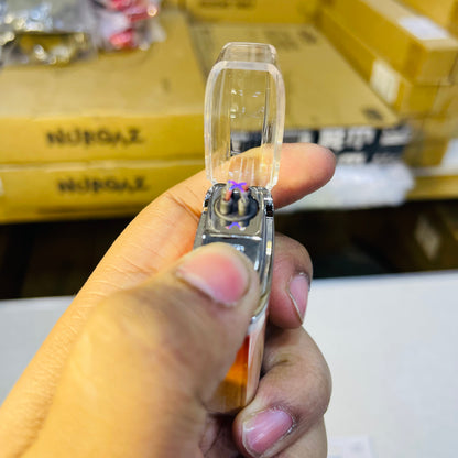 New Ultra Mini Transparent Double ARC Rechargeable Lighter JL-335