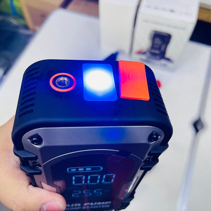 Smart Electric Jump Starter + Air Pump & Power Bank