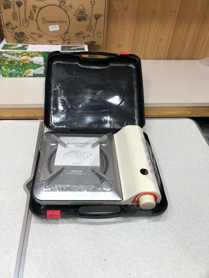 FooYoo 3.5KW Portable Outdoor Picnic Suitcase Gas Stove with Can