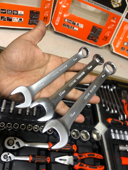 KINGSQUEEN 58pcs/76pcs/82pcs Chromium Stainless Steel Tools Sets