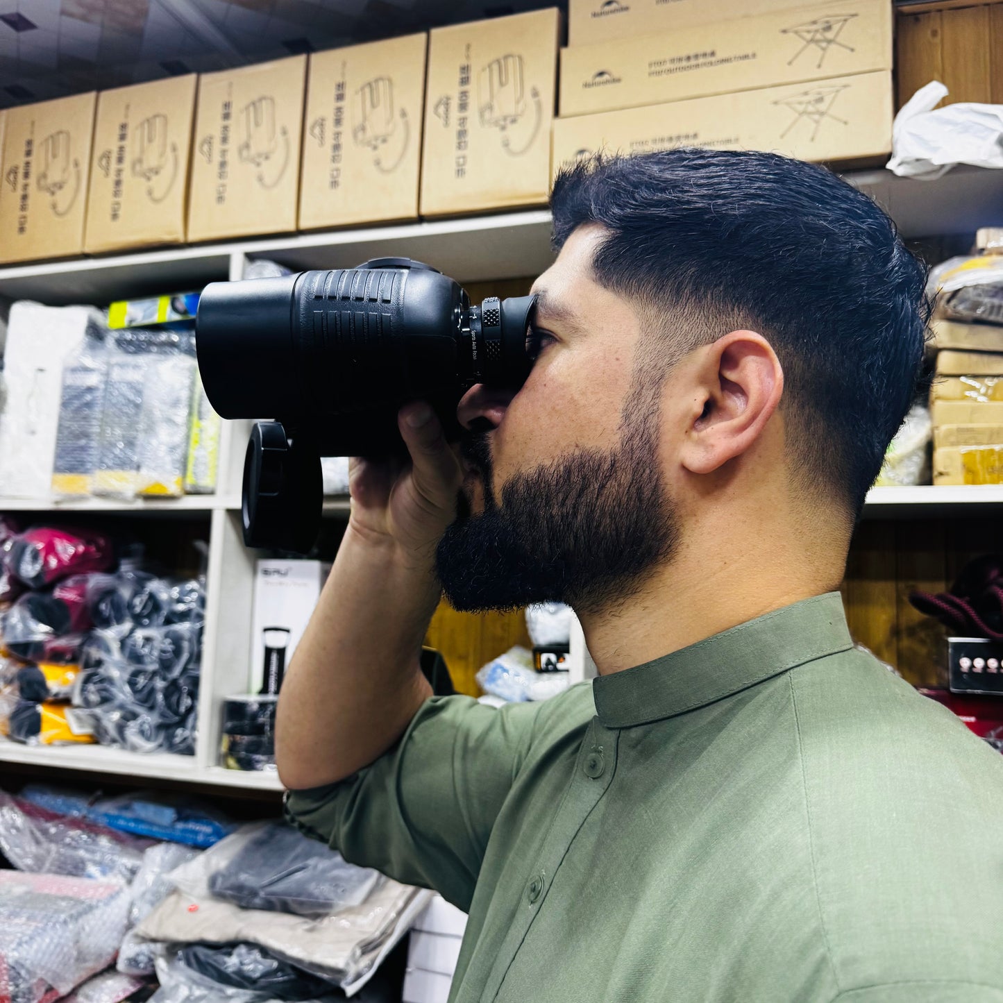 LANDVIEW 10X50 Marine Waterproof Binoculars with Compass