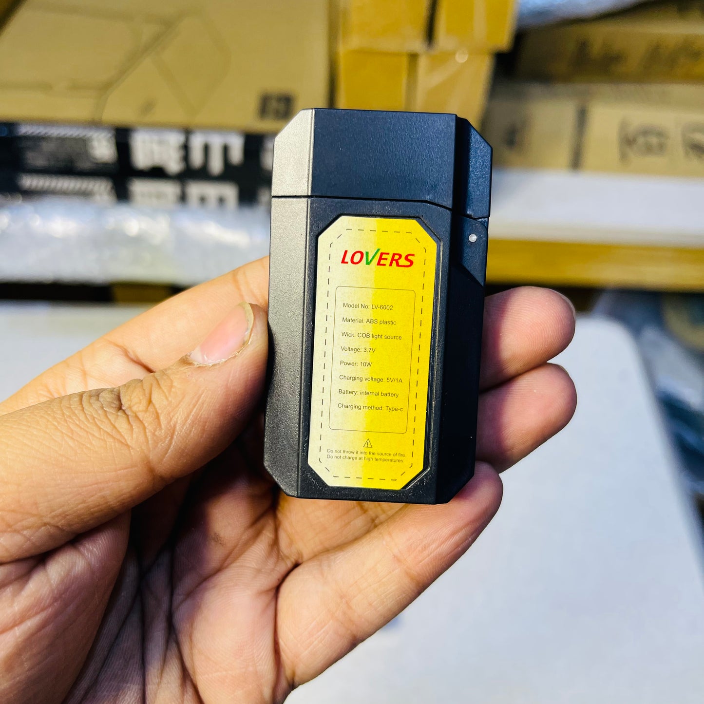 Lovers Multifunctional COB Lamp + Cigarette Lighter LV-6002