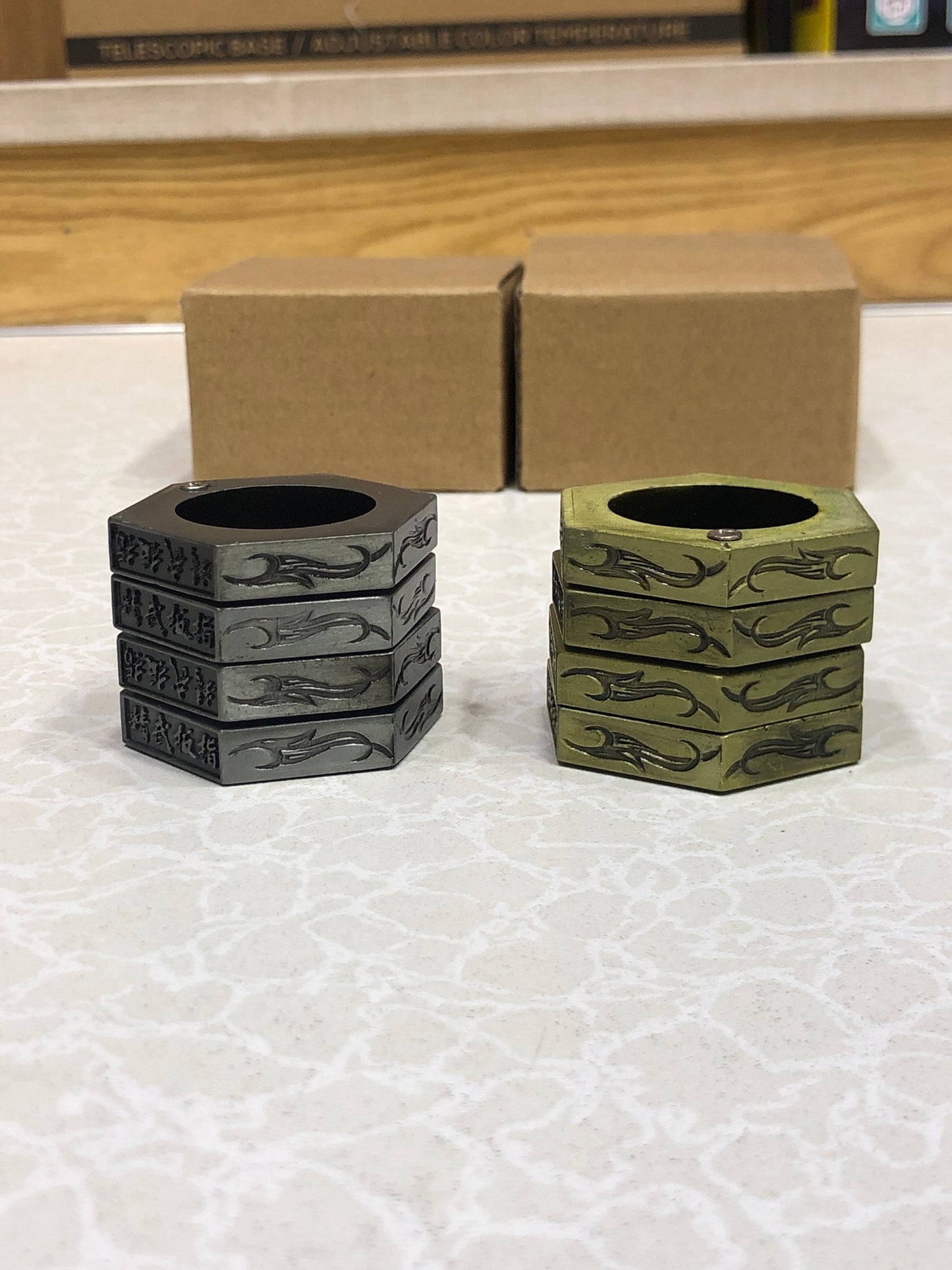 Hard Self-Defense Rings