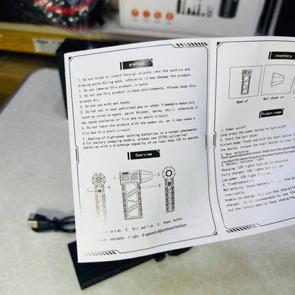 130,000 RPM Super Powerful Mini Brushless Violent Turbo Jet Fan