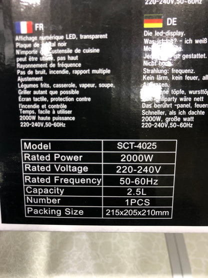 Super Crest 2000W Electric Kettle SCT-4025