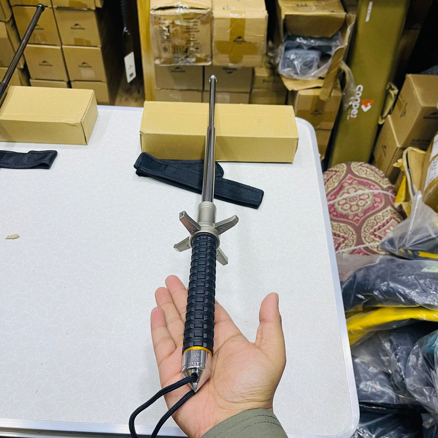 New Tactical Extendable Emergency Self-Defense Rod