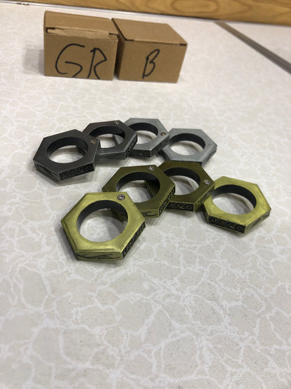 Hard Self-Defense Rings